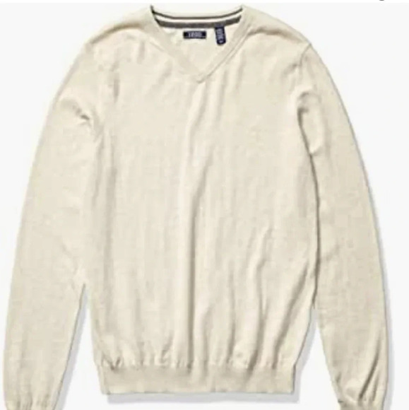 NWT mens Izod Heritage Essent Sweater Rock Heather - Picture 1 of 5